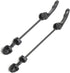 Road Mountain Bicycle MTB Wheel Hub Front and Rear Skewers Quick Release Skewer Clip Bolt Lever Axle QR 145/180 mm, a Pair...